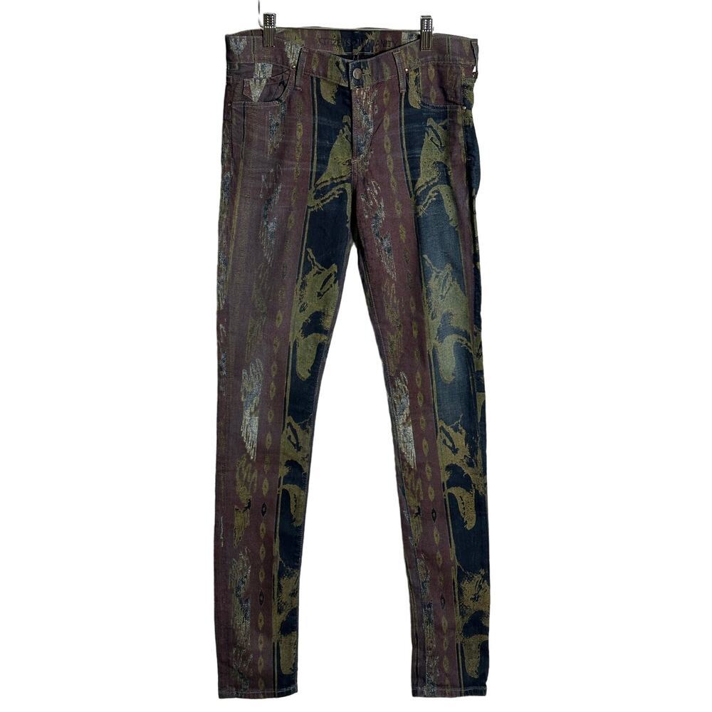 Citizens of Humanity Sz 30‎ Avedon Low Rise Skinny Jeans Camouflage Aztek funky